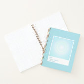 Cahier de Numéro d'Ange Échantillon Aura Bleu Cyan (Intérieur)
