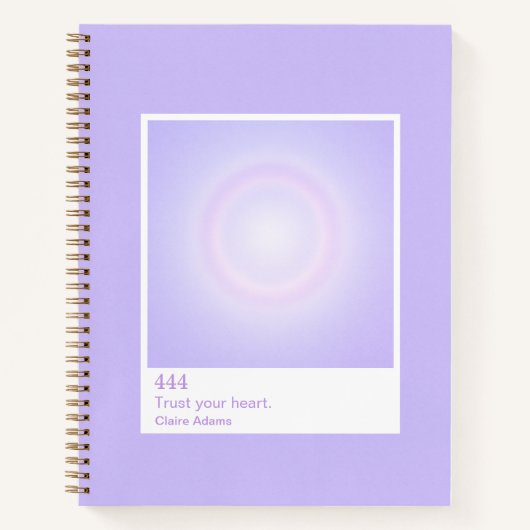 Cahier de numéro d'ange Swatch Aura Violet (Devant)