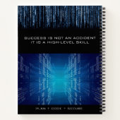 Cahier de papier graphique technique cybernétique (Dos)