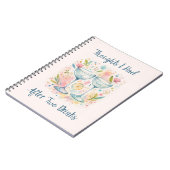 Cahier de pensées après deux verres (Côté gauche)