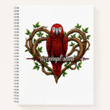 Cahier de perroquet inspirant - Accompli