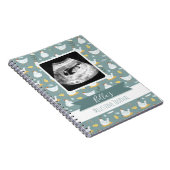 Cahier de Photos de Naissance Poule Bleu Ardoise J (Côté Droit)