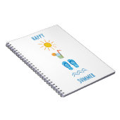 Cahier de photos d'été heureux (Côté Droit)