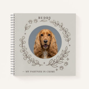 Cahier de photos personnalisé pour chien Élégant