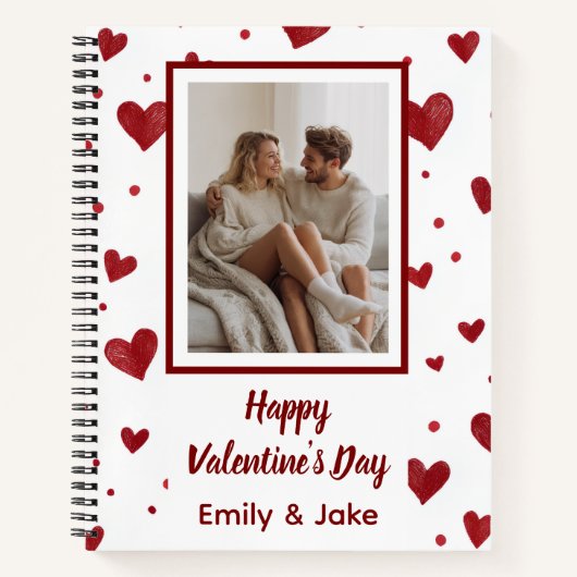 Cahier de photos personnalisé pour la Saint-Valent (Devant)