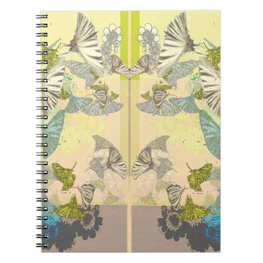 Cahier de photos spirale Papillon Tigre (Devant)