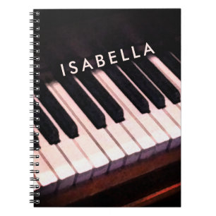 Cahier de piano personnalisé