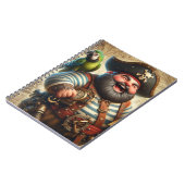 Cahier de pirate drôle (Côté gauche)