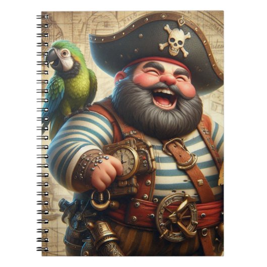Cahier de pirate drôle (Devant)