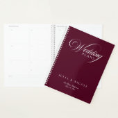 Cahier de plan à calligraphie Bourgogne Ivoire Cla (Devant avec enveloppe)
