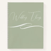 Cahier de planification de mariage Cadeau client a (Devant)