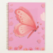 Cahier de planification esthétique rose (Devant)