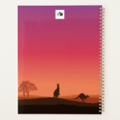 Cahier de planification personnalisé à thème kango (Dos)