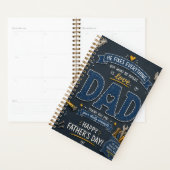 Cahier de planification pour la fête des Pères pou (Devant avec enveloppe)