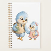 Cahier de planification quotidienne pour oiseaux m (Devant)