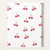 Cahier de planification scolaire Cherry Hearts pou (Dos)