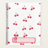Cahier de planification scolaire Cherry Hearts pou (Devant)