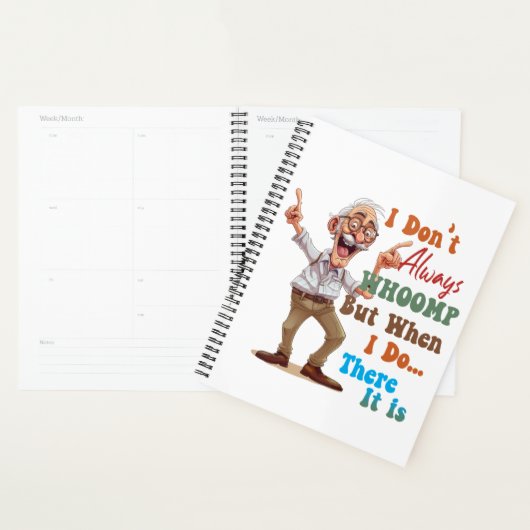 Cahier de planification Whoomp (Devant avec enveloppe)