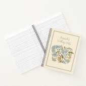 Cahier de plans de mariage à thème automnal (Intérieur)