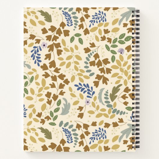 Cahier de plans de mariage à thème automnal (Dos)