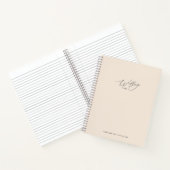 Cahier de plans de mariage rose (Intérieur)