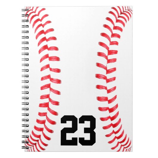 Cahier de points de baseball et numéro de maillot (Devant)