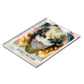 Cahier de portrait de collage moderne de mots non (Côté gauche)