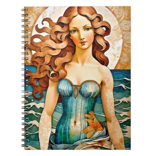 Cahier de portrait de poupée en papier Vénus (Devant)