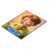 Cahier de poulets Copains de la basse-cour (Côté gauche)