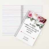 Cahier de prière de verset biblique (À l'intérieur)