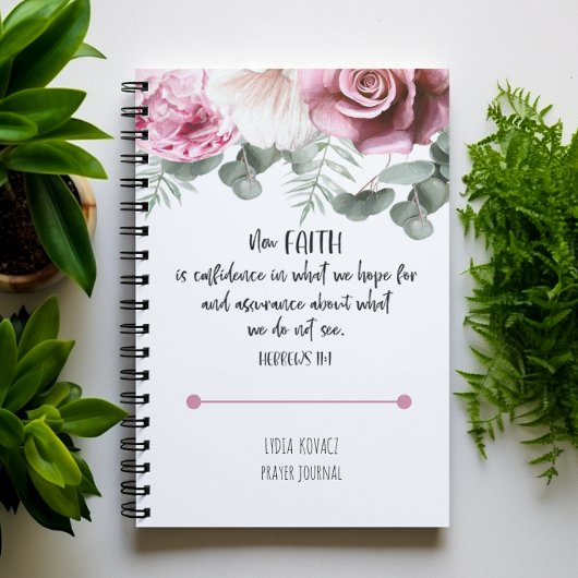Cahier de prière de verset biblique