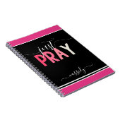 Cahier de prière élégant avec nom (Côté Droit)