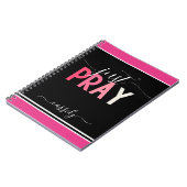 Cahier de prière élégant avec nom (Côté gauche)