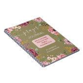 Cahier de prière fleur d'olive Proverbes 31 (Côté Droit)
