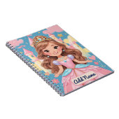 Cahier de princesse – Nom personnalisable (Côté Droit)