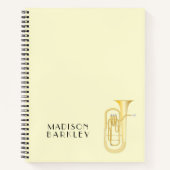 Cahier de professeur de musique de baryton (Devant)
