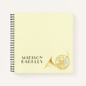 Cahier de professeur de musique pour cor d'harmoni (Devant)