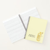 Cahier de professeur de musique pour tuba (Intérieur)