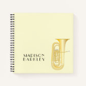 Cahier de professeur de musique pour tuba (Devant)