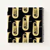 Cahier de professeur de musique pour tuba (Dos)