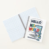 Cahier de programmation de robot mignon Hello Worl (Intérieur)