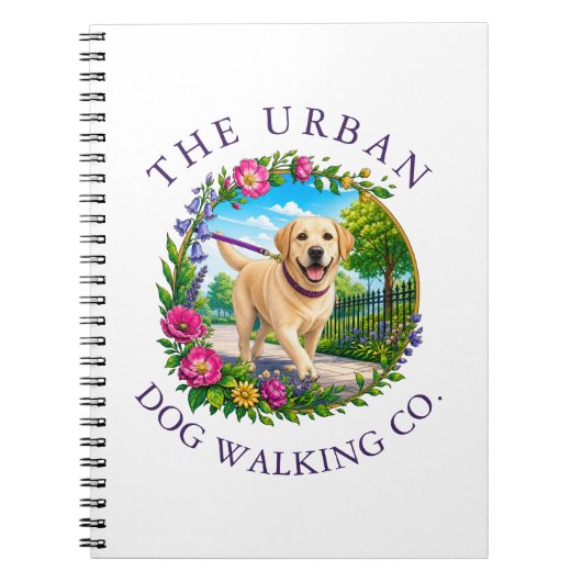 Cahier de promenade de chien avec Labrador (Devant)