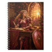 Cahier de quête de fantasy Lady Rosaline Brightshi (Devant)
