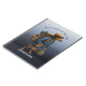 Cahier de randonnée pour teckel avec vision (Côté gauche)
