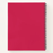 Cahier de recettes 21,59 cm x 27,94 cm à reliure s (Dos)