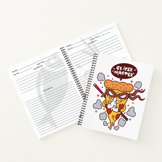 Cahier de recettes 21,59 cm x 27,94 cm à reliure s (Intérieur)