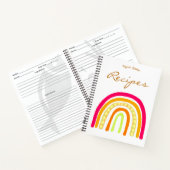 Cahier de recettes Boho de la cuisine de Pepper (Intérieur)
