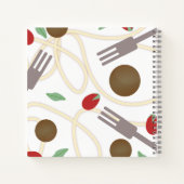 Cahier de recettes de cuisine pour pâtes (Dos)