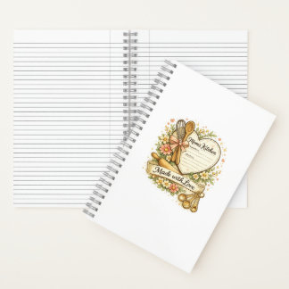 Cahier de recettes de la cuisine de maman fait ave