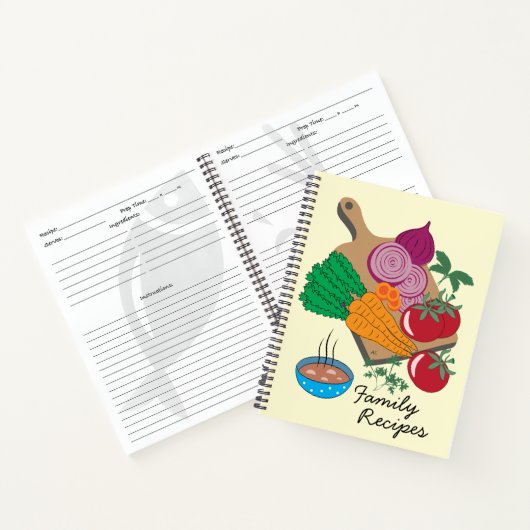 Cahier de recettes de la famille des légumes (Intérieur)